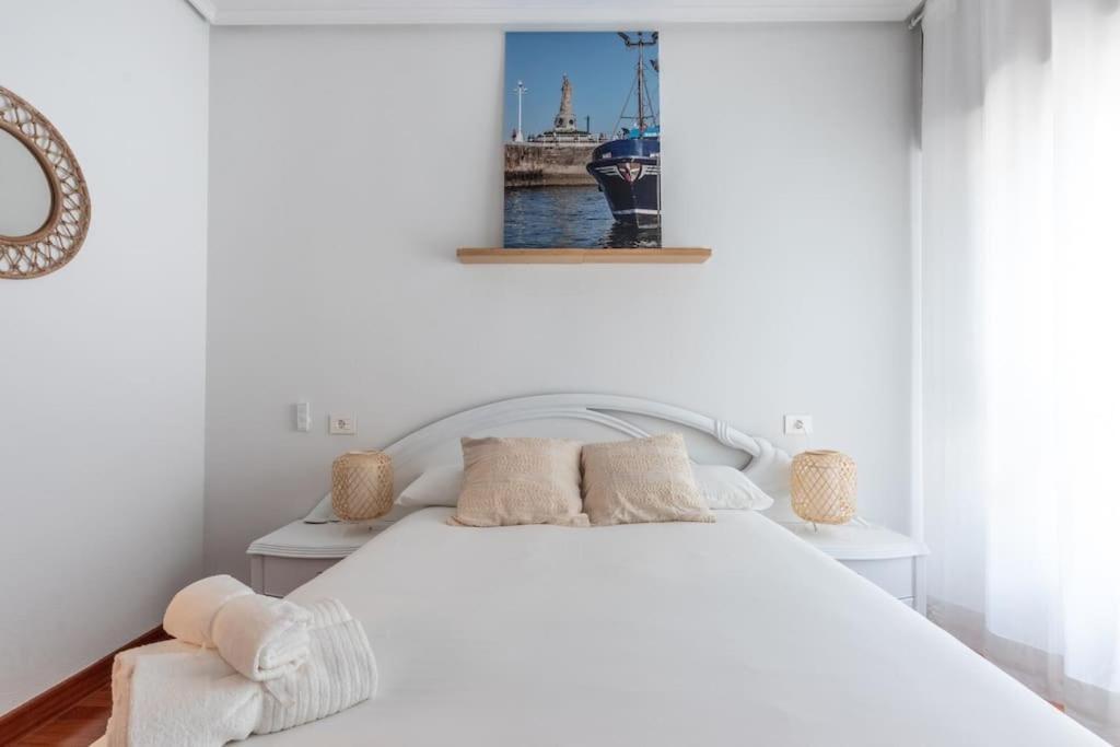 Acogedor Piso En Santurtzi .Parking Privado Apartamento Exterior foto